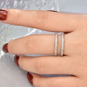 Wuziwen Princess Ring Enhancers for Women Cubic Zirconia Wedding Band
